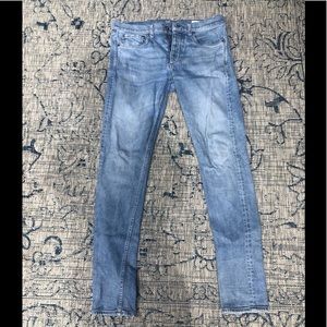 rag & bone Men's Slim Jeans in Light Blue
